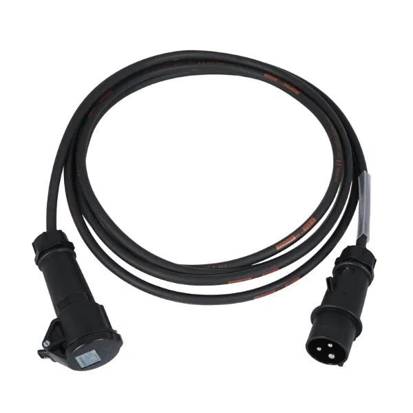 1m 2.5mm 16A Male ? 16A Female Cable, Mennekes