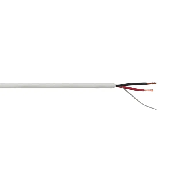 INSTALL LSZH 2 Core 2 x 2.5mm2 Speaker Cable SP2X2.5W, 500m Drum White