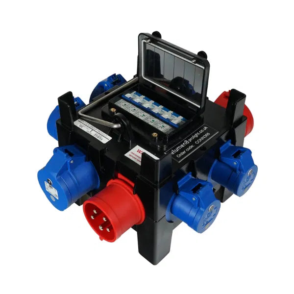 IMST Distribution Box 32A 415V In, 3 x 32A and 3 x 16A Out