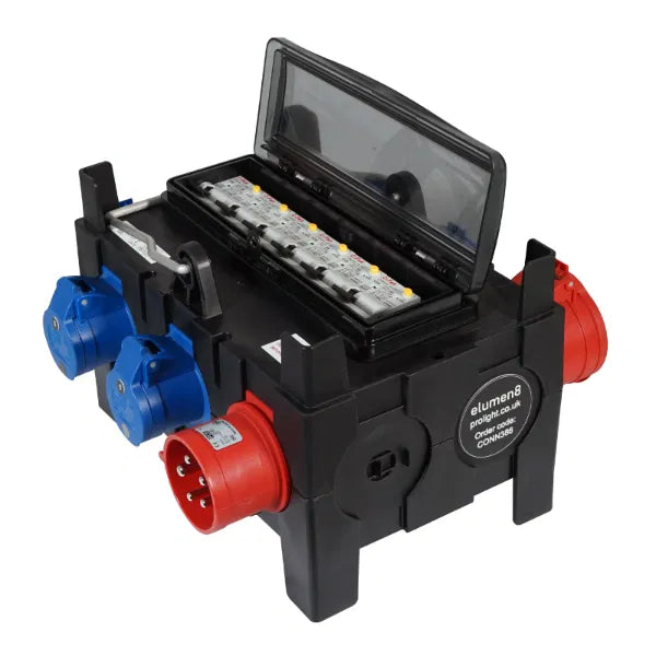 ISCHL Distribution Box 32A 3PH, 6 x 16A 1PH RCBO