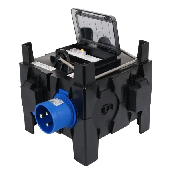 IMST Distribution Box 32A 240V In, 6 x 13A, 1 x DP 32A RCBO