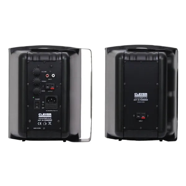 ACT 35 Black Powered Speakers (Pair)