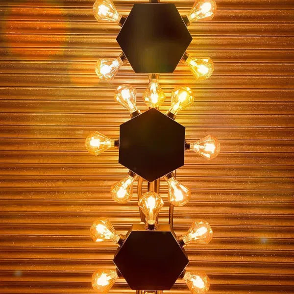 4W Dimmable LED Diamond Gold Filament Lamp 1,800K ES