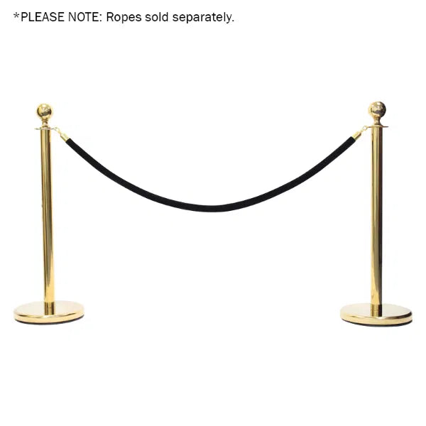 Gold Barrier Pole