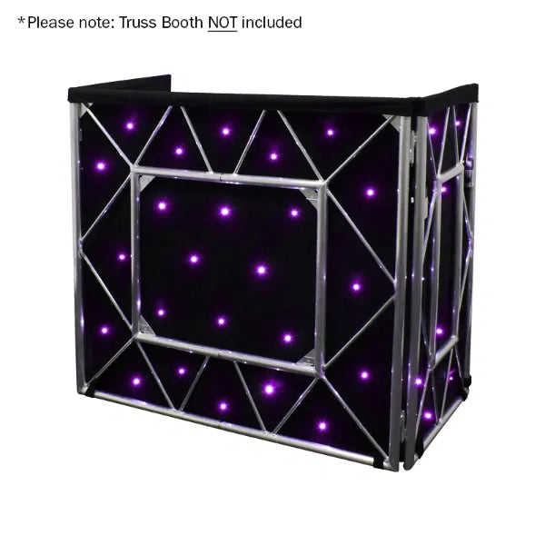 Truss Booth Quad LED Starcloth System MKII