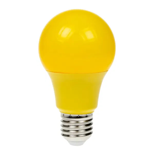 6W Dimmable LED Polycarbonate GLS Lamp, ES Yellow