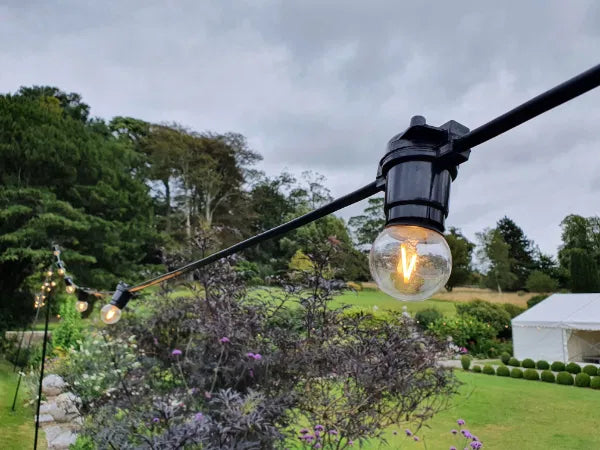 2W Dimmable LED Filament Golf Ball Polycarbonate Lamp 2,700K BC