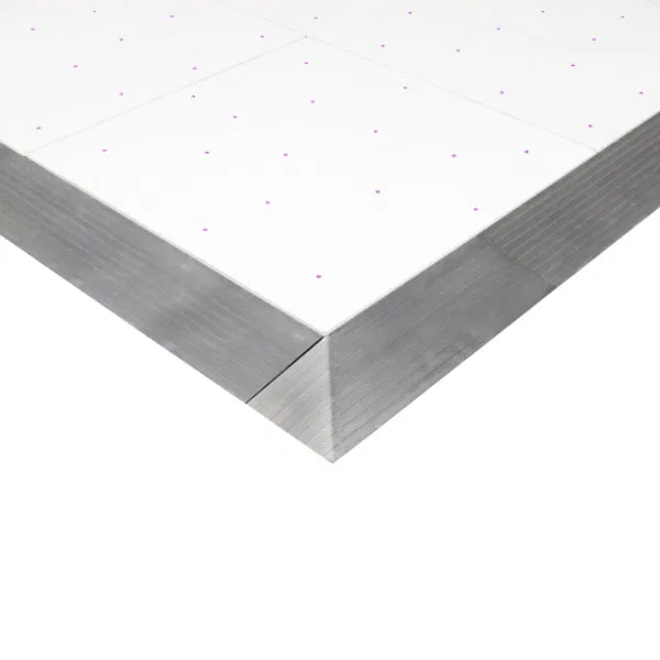 White RGB Starlit Dance Floor System 24ft x 24ft