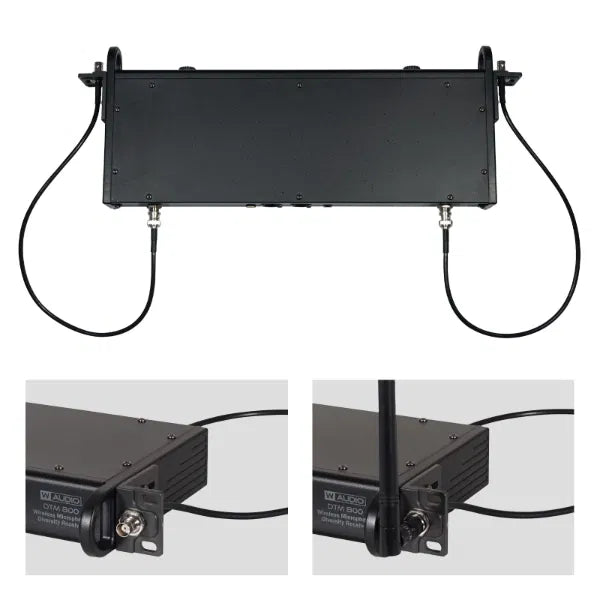 DTM 800 Twin Beltpack Diversity System (863.0Mhz-865.0Mhz) V2 Software