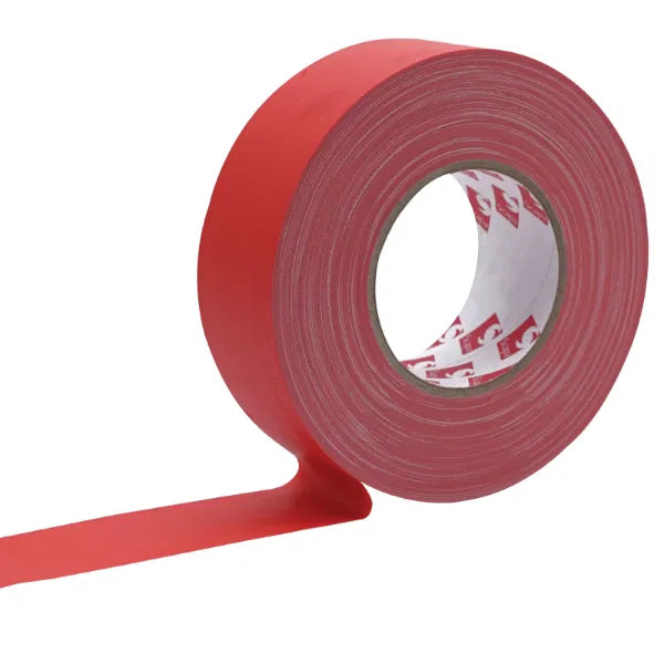 Premium Matt Cloth Gaffer Tape 3130 48mm x 50m - Red