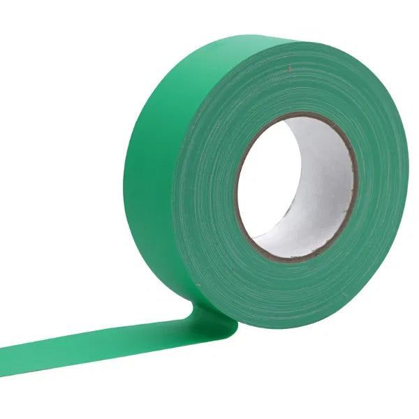 Premium Matt Cloth Gaffer Tape 3130 50mm x 50m - Green (Chroma Key)