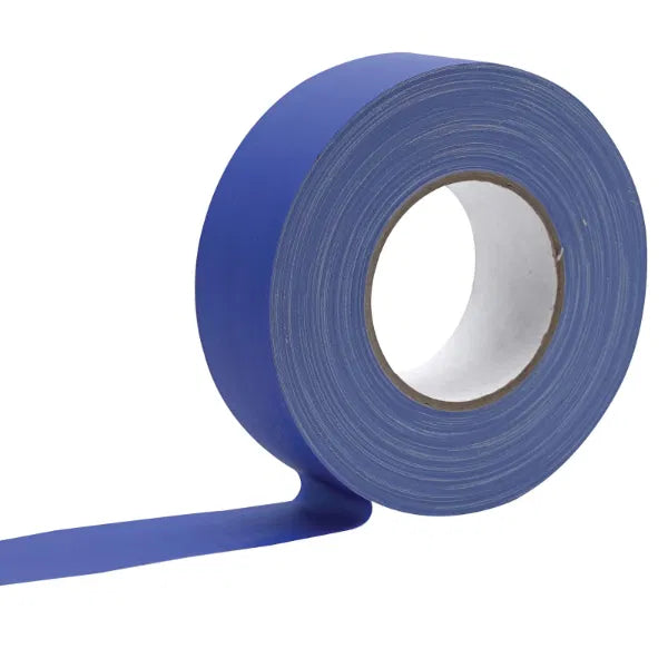 Premium Matt Cloth Gaffer Tape 3130 50mm x 50m - Blue (Chroma Key)