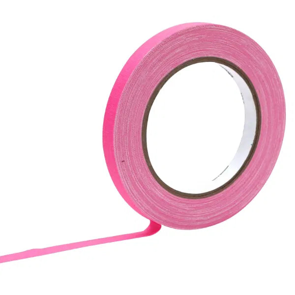 Fluorescent Cloth Gaffer Tape 3170 12mm x 23m - Pink