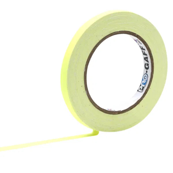 Fluorescent Cloth Gaffer Tape 3170 12mm x 23m - Yellow