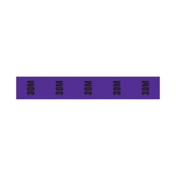 Cable Length ID Tape 24mm x 33m - 30m Purple