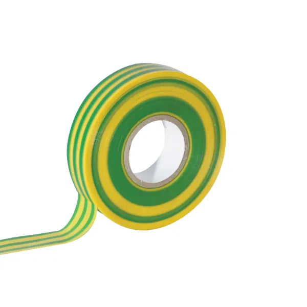 Economy PVC Insulation Tape 19mm x 33m - Yellow/Green