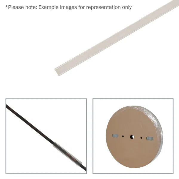 9.5mm (3/8") Heatshrink Tubing, 2:1 Clear, 100m