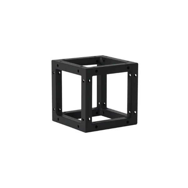 Quad Steel DecoTruss Box Corner, Black