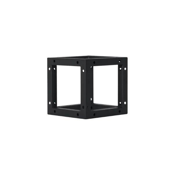 Quad Steel DecoTruss Box Corner, Black