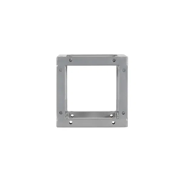 Quad Steel DecoTruss Box Corner, Silver
