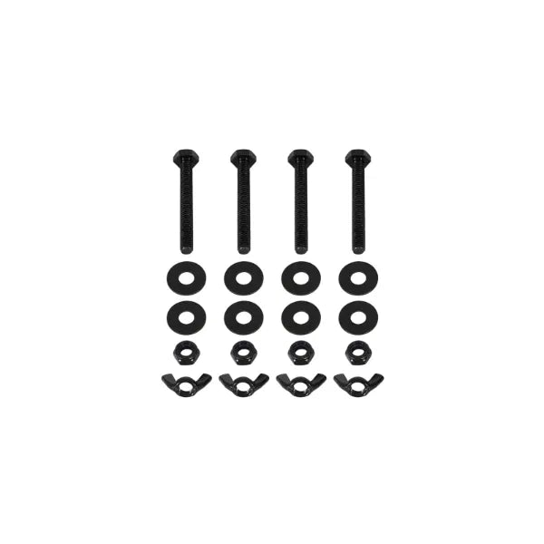 Quad Steel DecoTruss Bolt Pack, Black