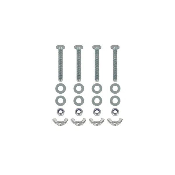 Quad Steel DecoTruss Bolt Pack, Silver