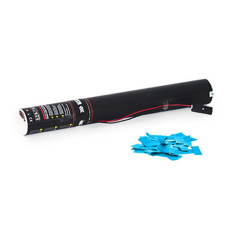 Electric Confetti Cannon 50cm - Light Blue