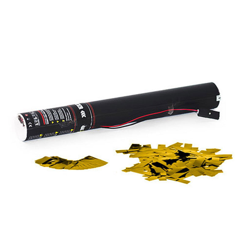 Electric Confetti Cannon 50cm - Gold