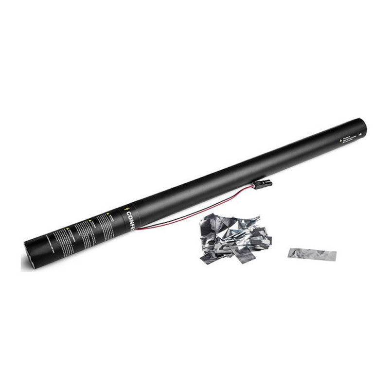 Electric Confetti Cannon 80cm - Silver