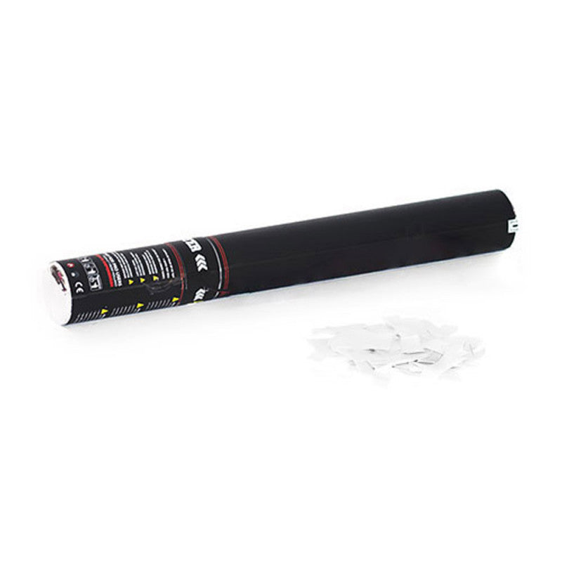 Handheld Confetti Cannon 50cm - White
