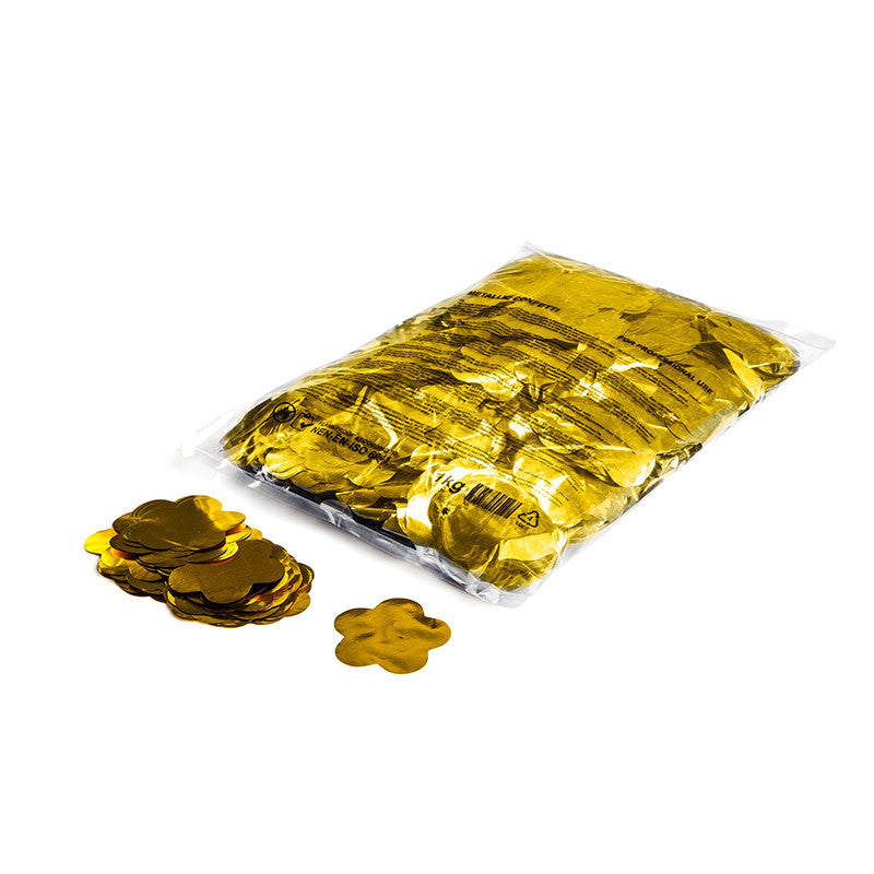 Metallic Confetti Flower 55mm - Gold