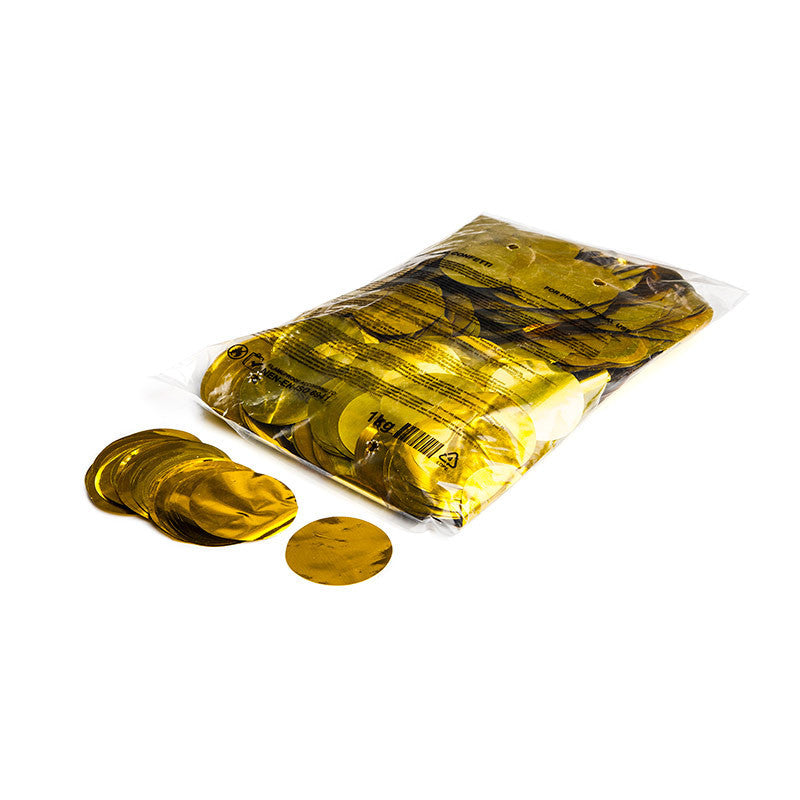 Metallic Confetti Flower 55mm - Gold