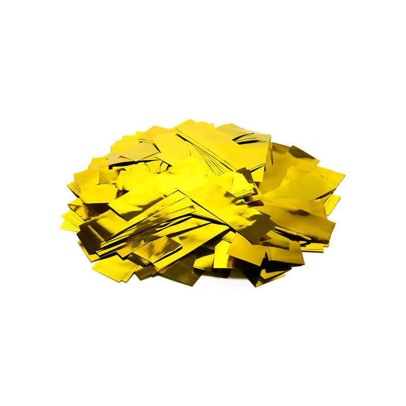 Laser Confetti Rectangles 55x17mm - Gold