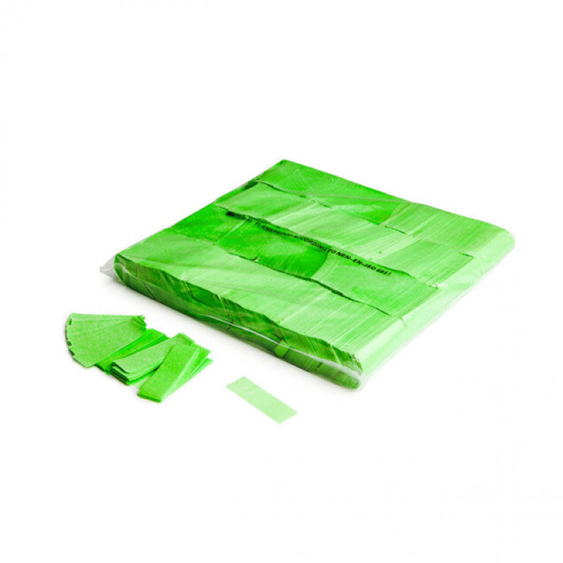 Slowfall UV Confetti Rectangles 55x17mm- Fluo Green