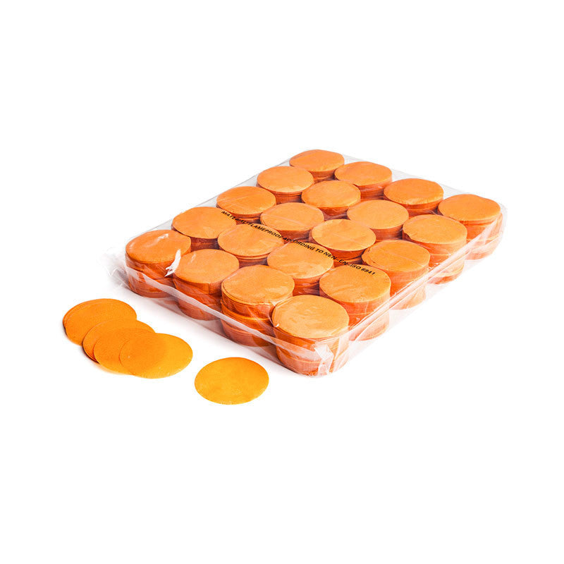 Slowfall Confetti Round 55mm - Orange