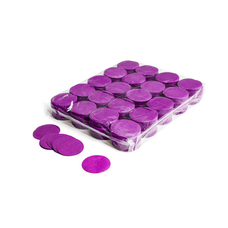 Slowfall Confetti Round 55mm - Purple