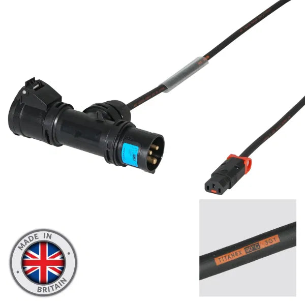 3m 1mm H07RN-F 16A T-Connect C13 IEC Lock Cable