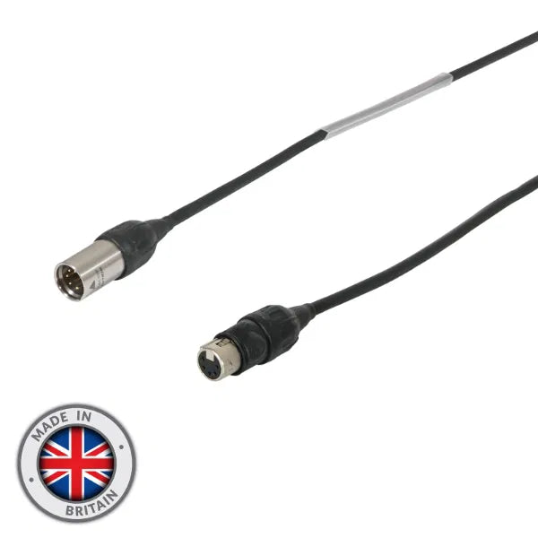 10m 5-Pin XLR -TOP IP65 Neutrik Male - Female DMX Cable