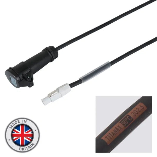1m 2.5mm powerCON - 16A Female Mennekes Cable