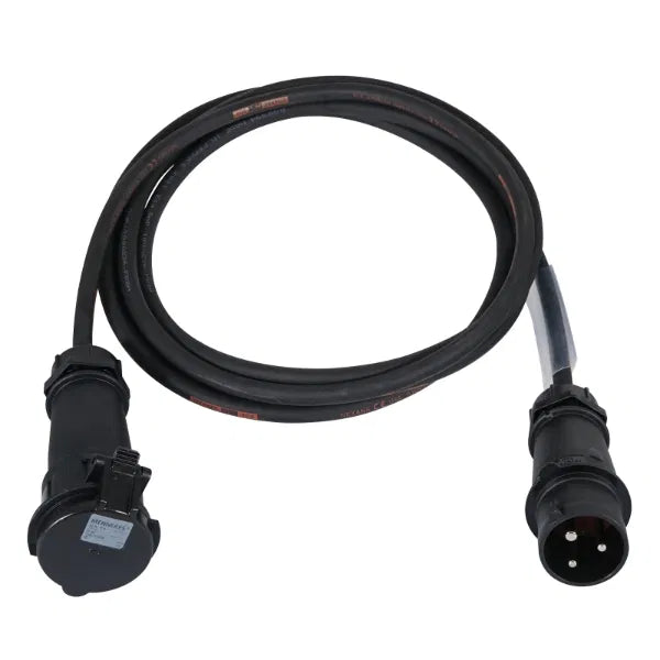 5m 32A Male - 32A Female 1PH 6mm 3C Cable, Mennekes