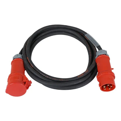5m 32A Male - 32A Female 3PH 6mm 5C Cable, Mennekes
