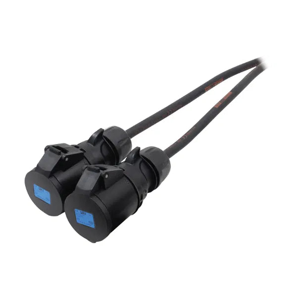 Moulded Y Split - 4mm 32A 1PH Connectors