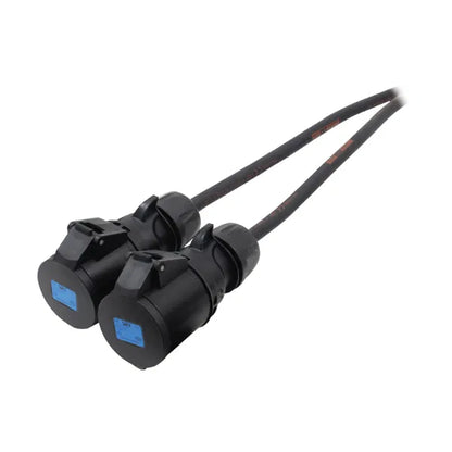 Moulded Y Split - 4mm 32A 1PH Connectors