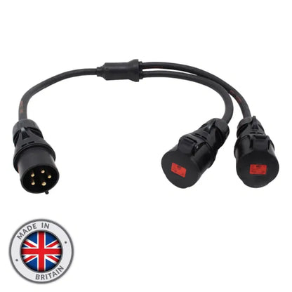 Moulded Y Split - 6.0mm 32A 3PH Connectors