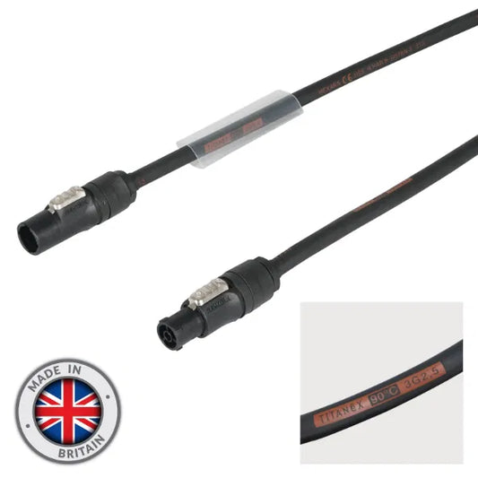 15m Neutrik powerCON TRUE1 TOP Cable 2.5mm H07RN-F