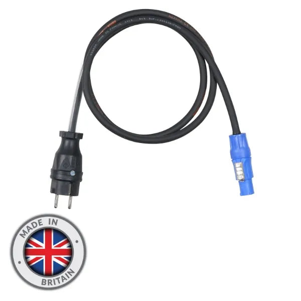 1.5m PCE Schuko - Neutrik powerCON Cable - 1.5mm H07RN-F