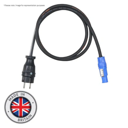 2m PCE Schuko - Neutrik powerCON Cable - 1.5mm H07RN-F