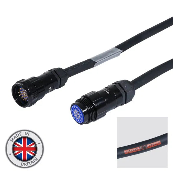 40m Socapex 19-Pin Male - Female Titanex 2.5mm Cable