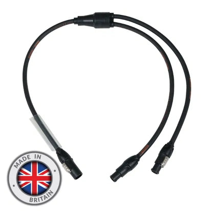 Moulded Y Split - 2.5mm powerCON TRUE1 Connectors