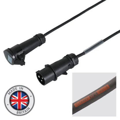 1m 1.5mm 16A Male ? 16A Female Cable, Mennekes